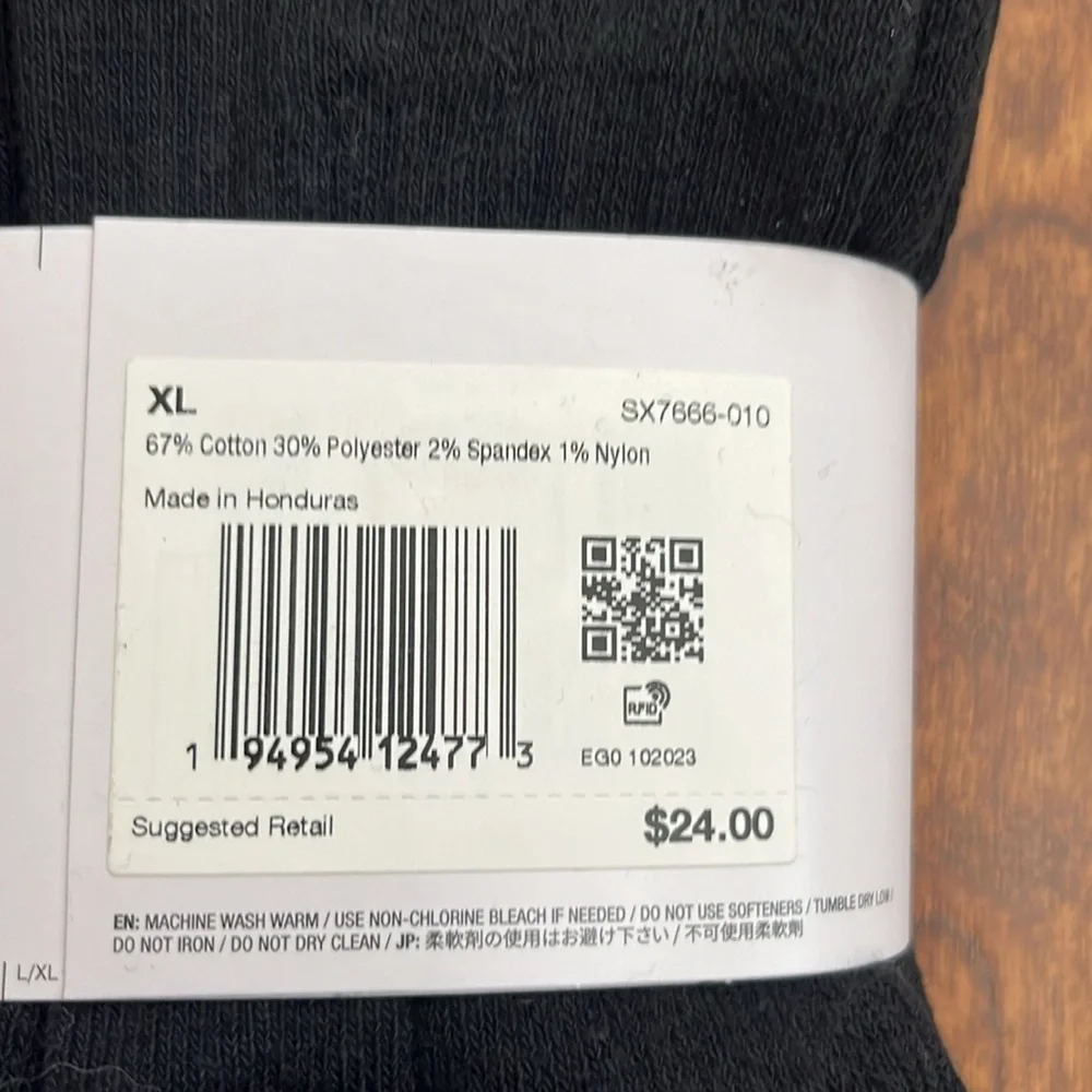Nike Everyday Crew Cotton Cushioned Socks 6 Pack Size XL